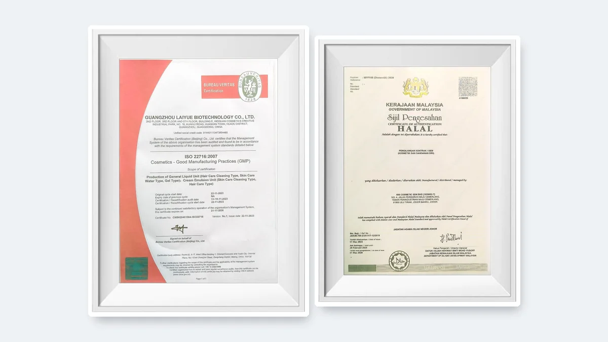 GMPC, ISO 22716 or Halal: which certificate does your product actually need?